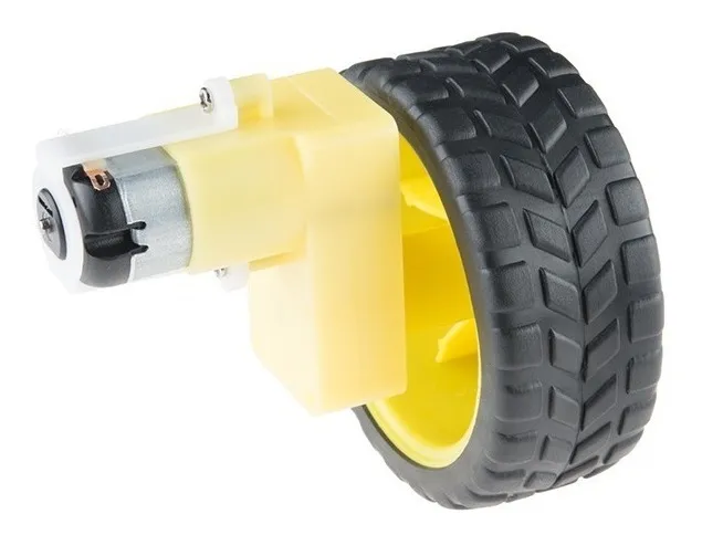 Llanta De Goma 65x26mm Perforacion Para Eje 5x3.7mm