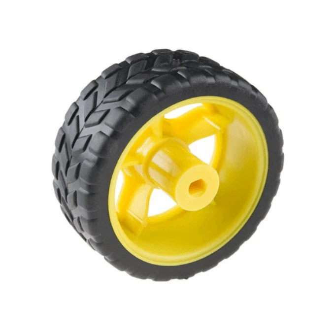 Llanta De Goma 65x26mm Perforacion Para Eje 5x3.7mm