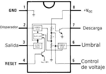LM555 Timer Oscilador