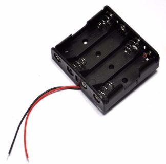 Portapilas Para 4 Pilas AA