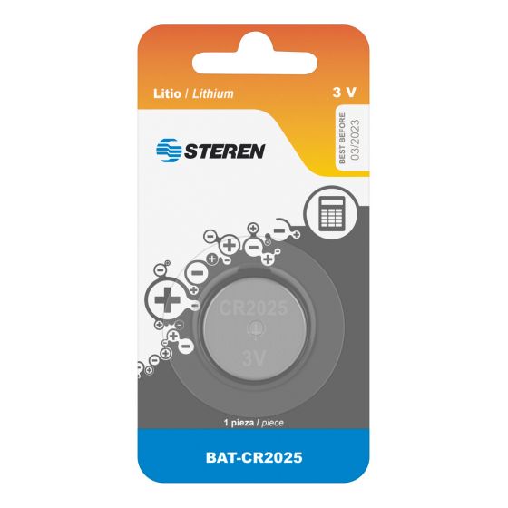 Batería CR2025 De Litio 3V 150mAh