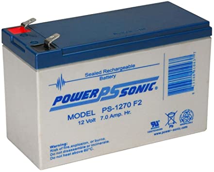 Batería Sellada Power Sonic PS-1270F2 12V 7Ah