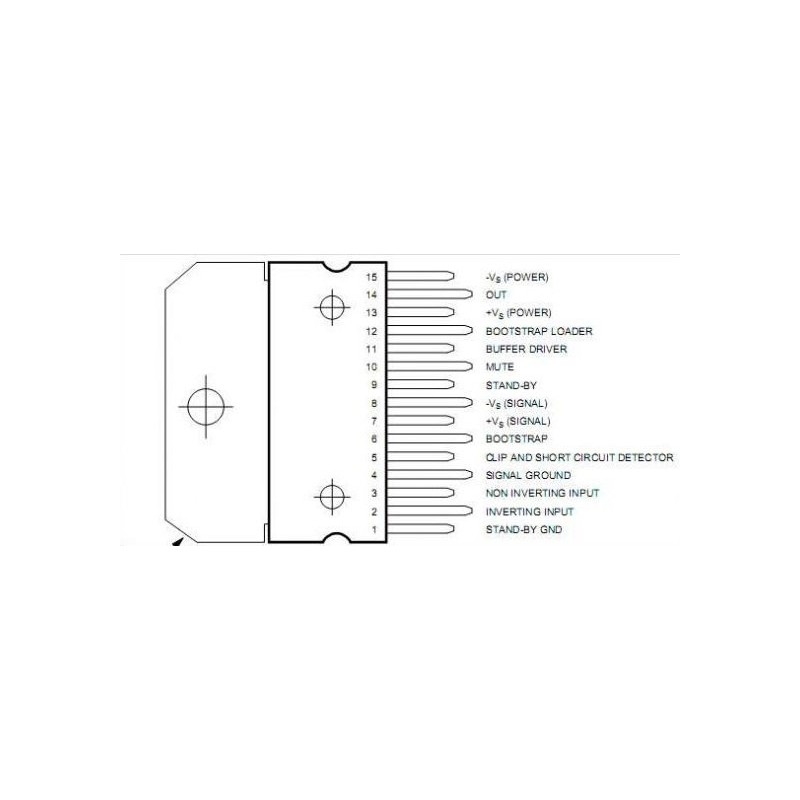 TDA7293 Amplificador De Audio 120v a 100w