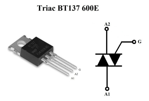 Triac BT137 600V 8A