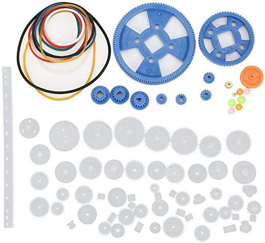 Kit De Engranes, Poleas y Bandas 80 Piezas