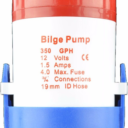 Bomba De Agua Sumergible 12V 350GPH