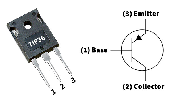 TIP36C Transistor BJT PNP 100V 25A