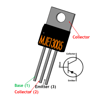 MJE13005 Transistor NPN 400v 4A
