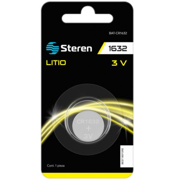 Pila de litio tipo botón