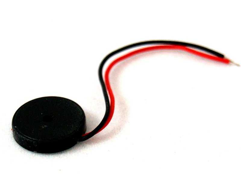 Buzzer Piezoelectrico 13mm 9Khz 85dB 9V 3mA