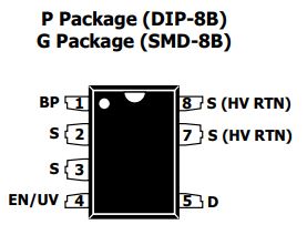 Circuito para fuentes conmutadas TNY264