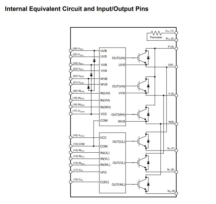 FNA41560B2 Module Igbt 20a 600v Driver motor