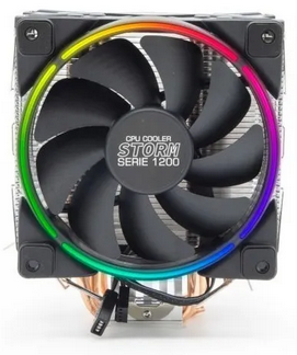 Disipador Gamer Yeyian Storm Ac1200 Rgb Amd E Intel Led