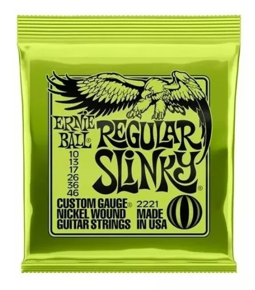 Cuerdas Guitarra Electrica Ernie Ball Regular Slinky 10-46 2221