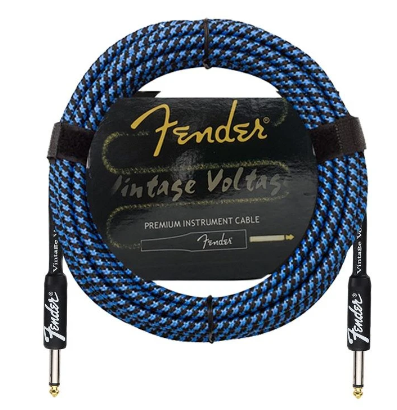 Cable guitarra eléctrica/Bajo/efector/altavoz amplificador Fender 3Mts