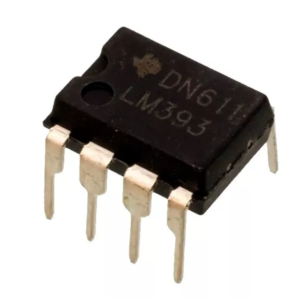 Circuito Integrado LM393 es un comparador de voltaje doble independiente