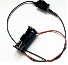 Portapila con interruptor 12V 23A Caja de batería individual de 12V 23A, batería 23A/A23, caja de soporte de Clip de 12V con cables