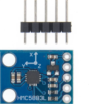 Módulo de Sensor de magnetómetro de brújula de Triple eje, 3V-5V, HMC5883L, GY-273