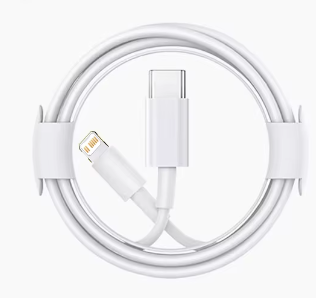 Cable USB Original de 30W 1m para Apple iPhone 14, 13, 12, 11 Pro Max, 7, 8 Plus, XS, XR, Cable de carga rápida USB C a iOS
