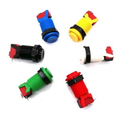 Push boton pulsador de colores estilo americano Arcade Happ, 28mm para máquina de juego recreativo Neo Geo