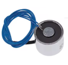 Electroimán P20/15 cilindro imán eléctrico DC 12V 2  succión 3KG fuerte electroimán solenoide