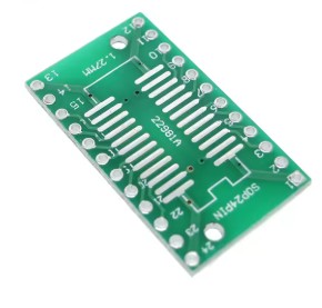 Placa PCB SMD adaptador de giro a DIP placa SOP24 SSOP24 TSSOP24 0.65MM/1.27MM