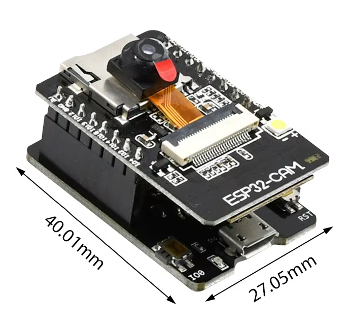 ESP32-CAM ESP32-CAM-MB Micro USB ESP32 Serial a WiFi ESP32 CAM Placa de desarrollo CH340 CH340G 5V Bluetooth + cámara OV2640