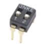 Dip switch Interruptor de palanca DIP de 2 pines, Ibuw interruptor deslizante, de  2.54mm