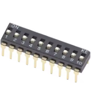 Dip switch Interruptor de palanca DIP de 10 pines, Ibuw interruptor deslizante, de  2.54mm