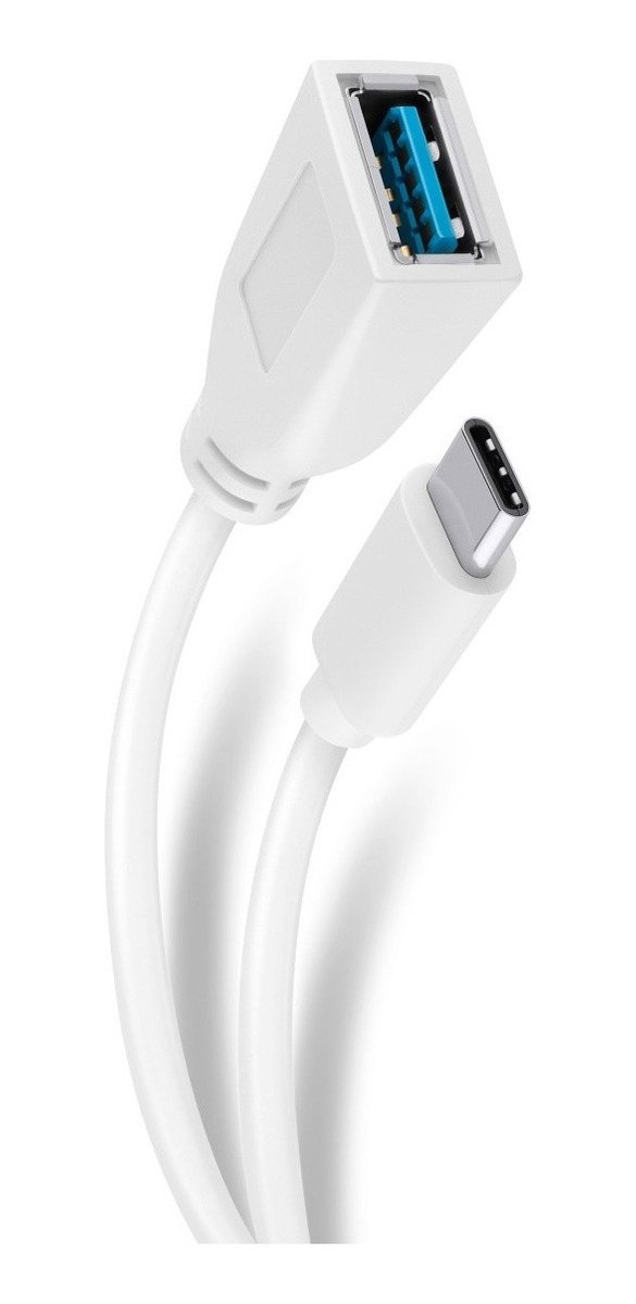 Cable USB Hembra 3.0 Tipo A a USB Tipo C De 23cm