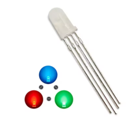 Led difuso RGB Cátodo común 5mm