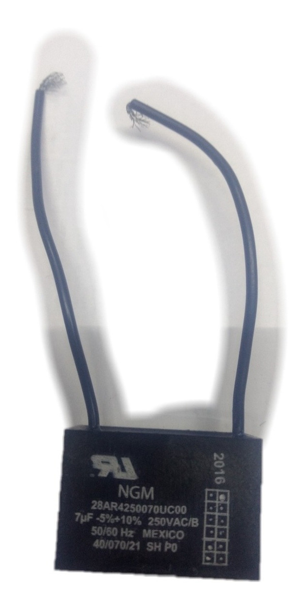 Capacitor Para Ventilador 7uF 250VCA