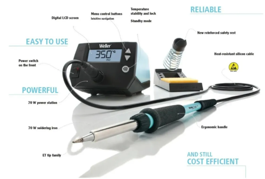 Cautín Weller De Estación Modelo WTCPT