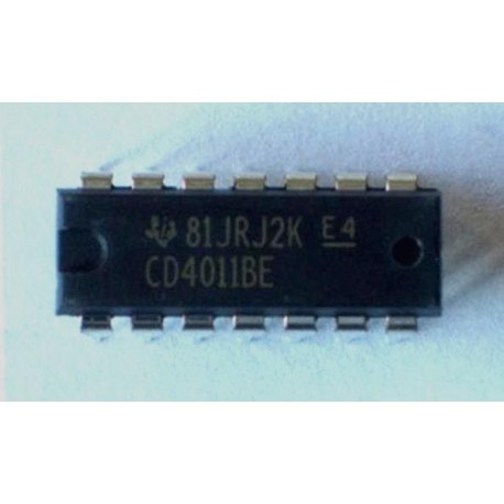 CD4011 Compuerta NAND Cuadruple De 2 entradas