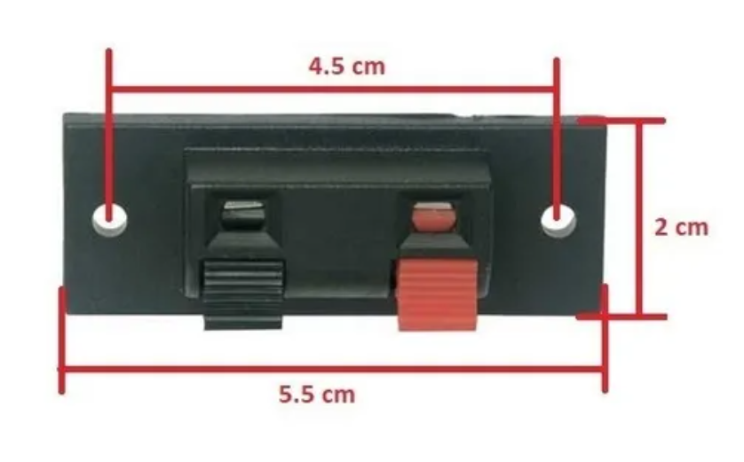 Conector Para Baffle bafle 2 Terminales