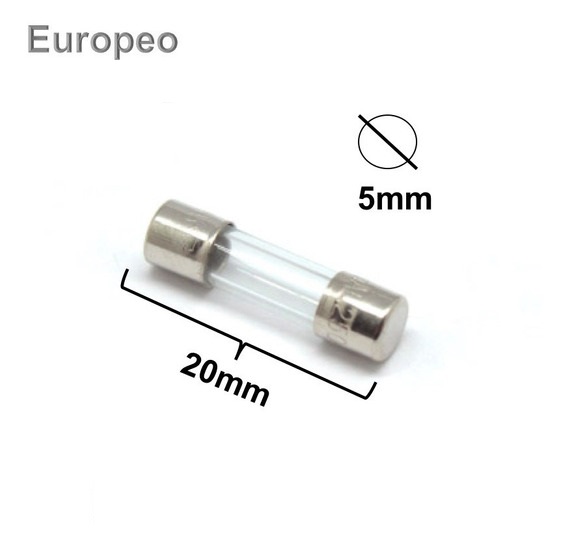 Fusible Europeo 0.8A 250V