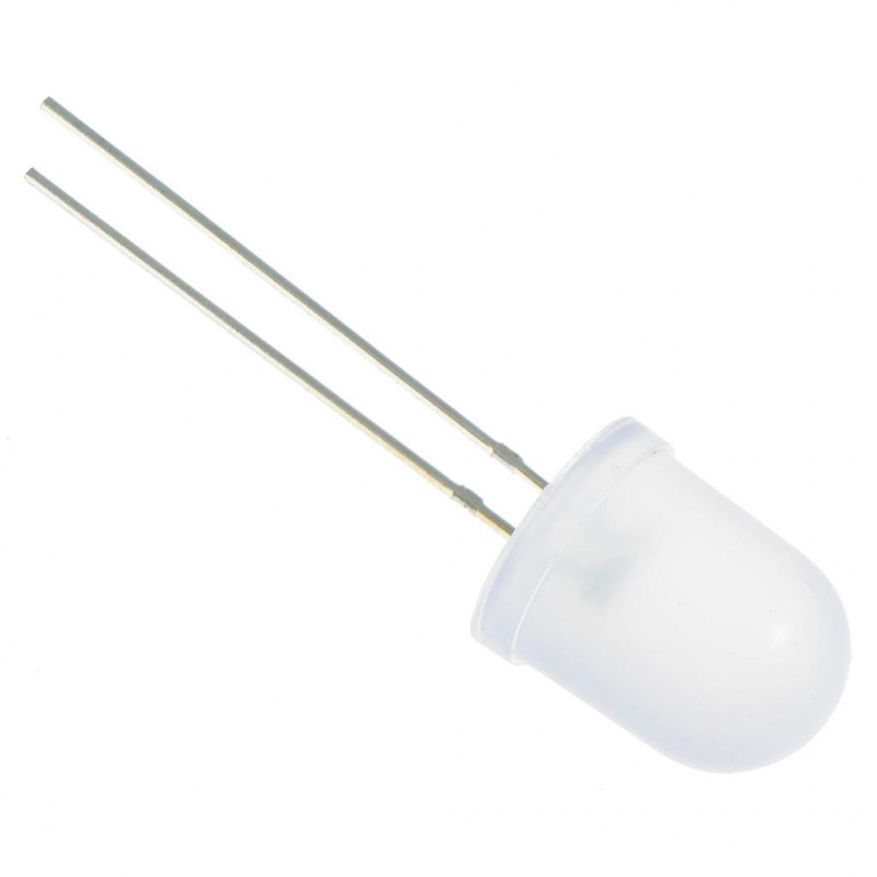 Led Blanco Difuso 10mm